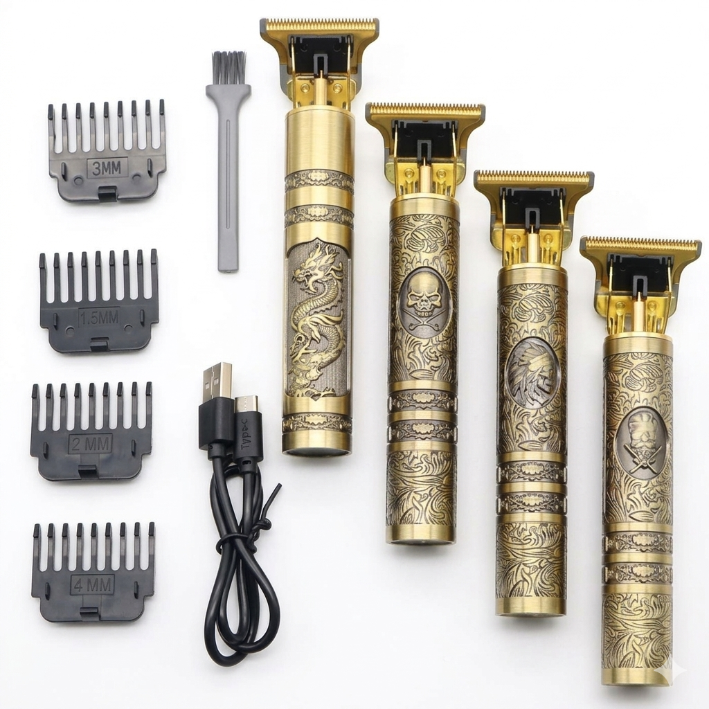 T9 Vintage Hair Trimmer For Men | T9 Rechargeable Shaver Machine For Men