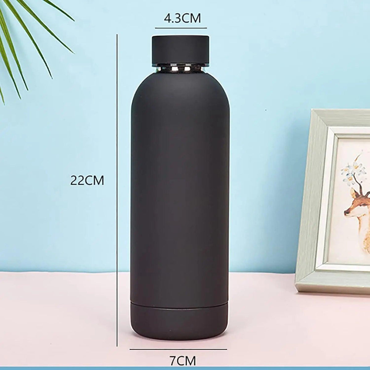 Stainless Steel Matte Water Bottle – 500ml