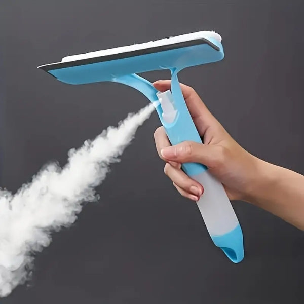 2-in-1 Multifunctional Spray Cleaning Wiper | Window, Mirror, Shower Screen & Car Glass Cleaner