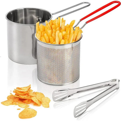 Mini Deep Fryer Pot with Basket