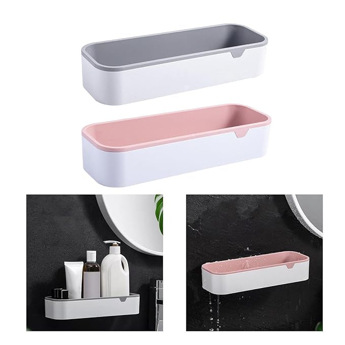 Wall-Mounted Cosmetic & Soap Organizer