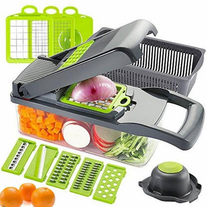 16-in-1 Vegetable Chopper & Slicer