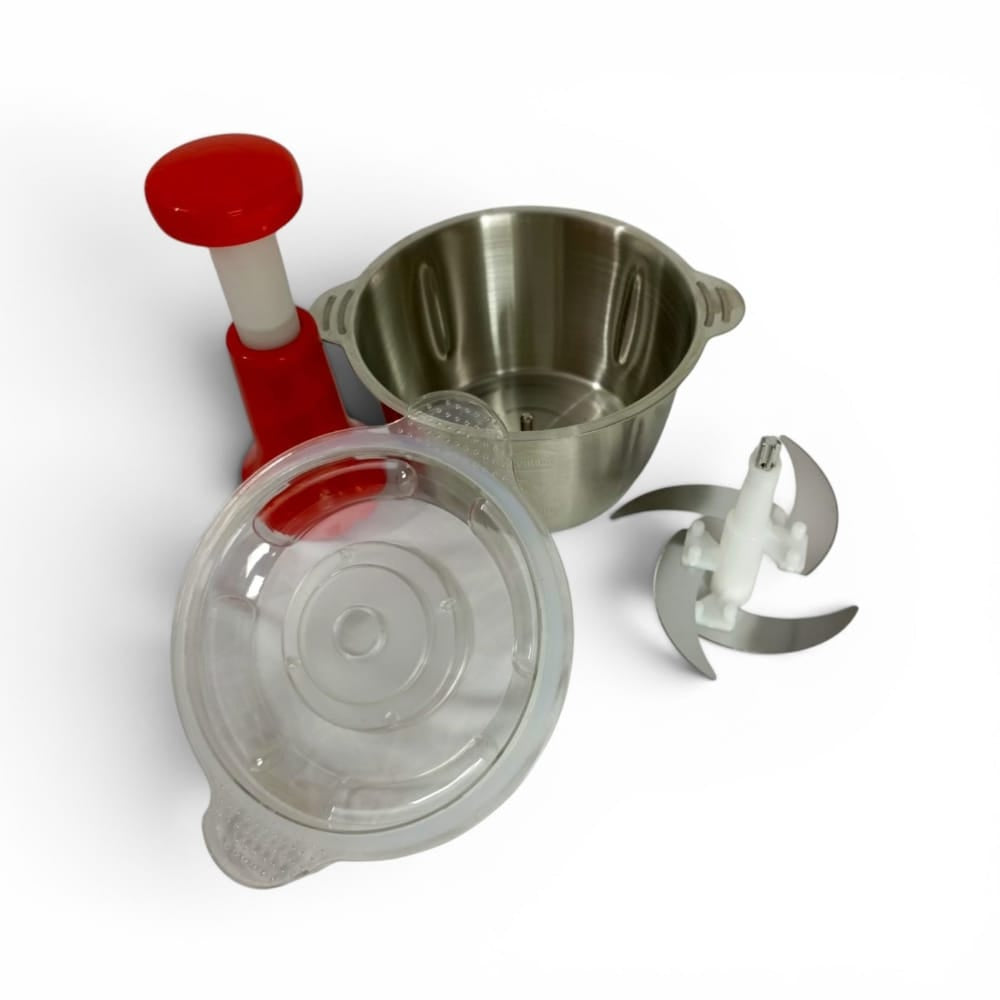 Manual Food Chopper – 2L Stainless Steel