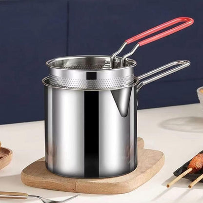Mini Deep Fryer Pot with Basket
