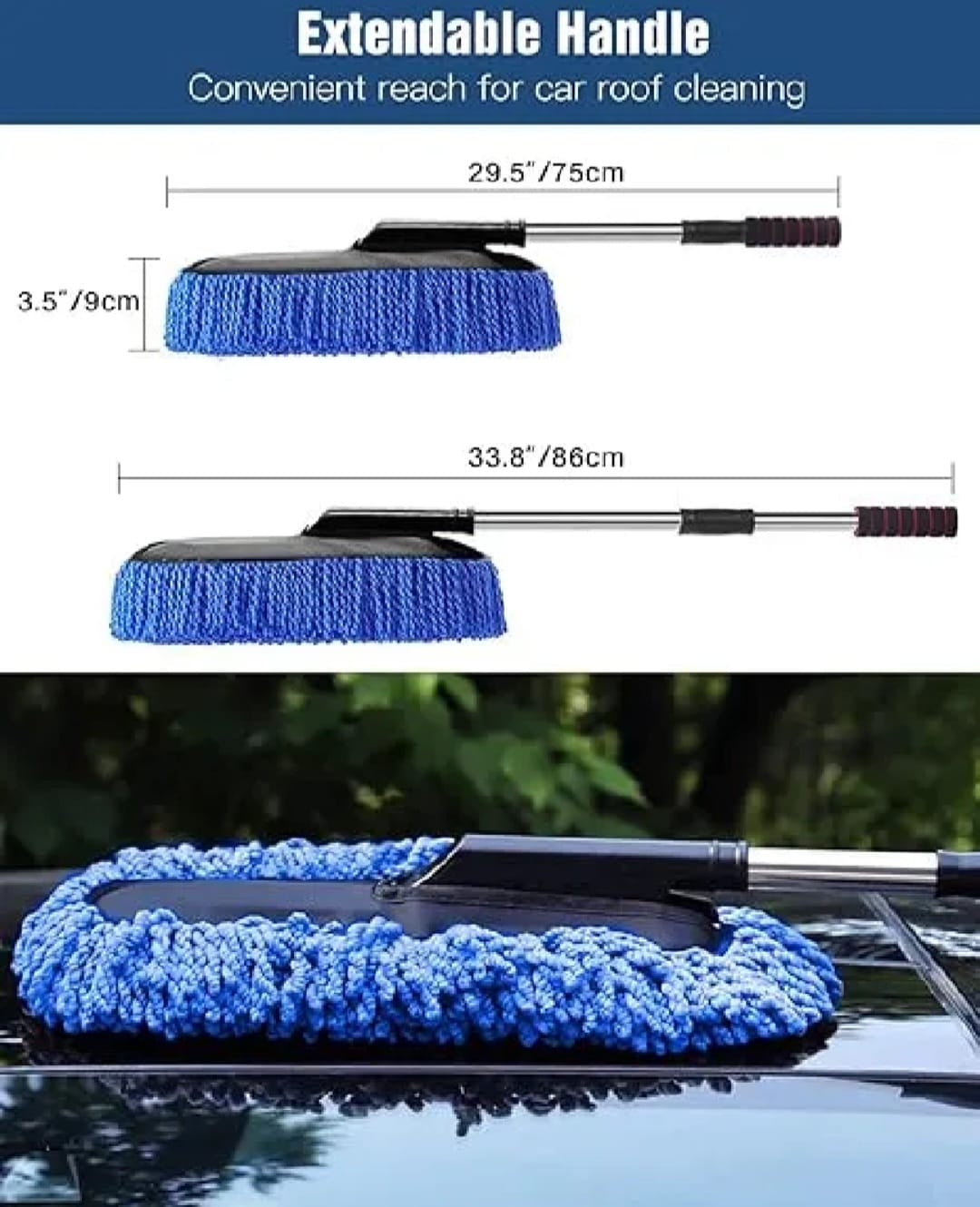 Telescopic Car Cleaning Mop