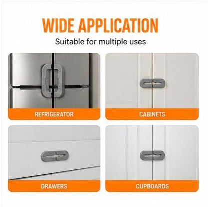 Refrigerator Lock for Child Safety Cabinet Lock Fridge Freezer Door Lock