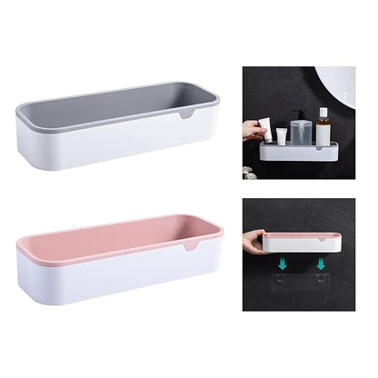 Wall-Mounted Cosmetic & Soap Organizer