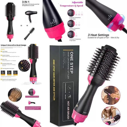 One-Step Hot Air Brush & Hair Dryer