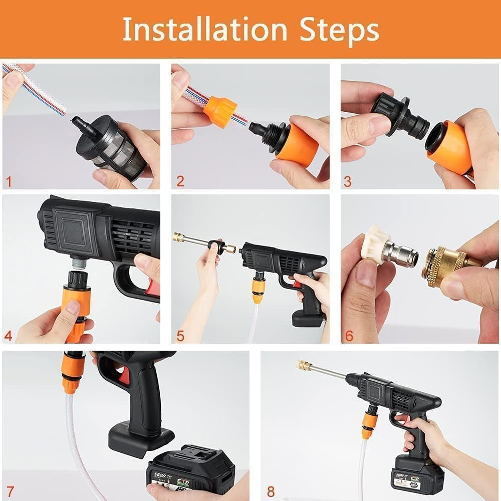 Portable Powerful Cordless High Pressure Washer