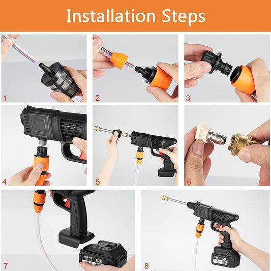 Portable Powerful Cordless High Pressure Washer