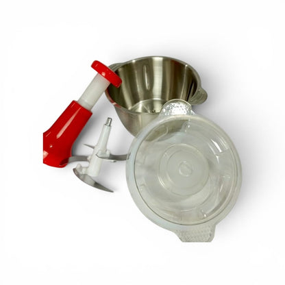 Manual Food Chopper – 2L Stainless Steel