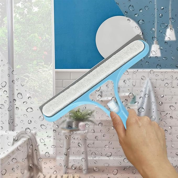 2-in-1 Multifunctional Spray Cleaning Wiper | Window, Mirror, Shower Screen & Car Glass Cleaner