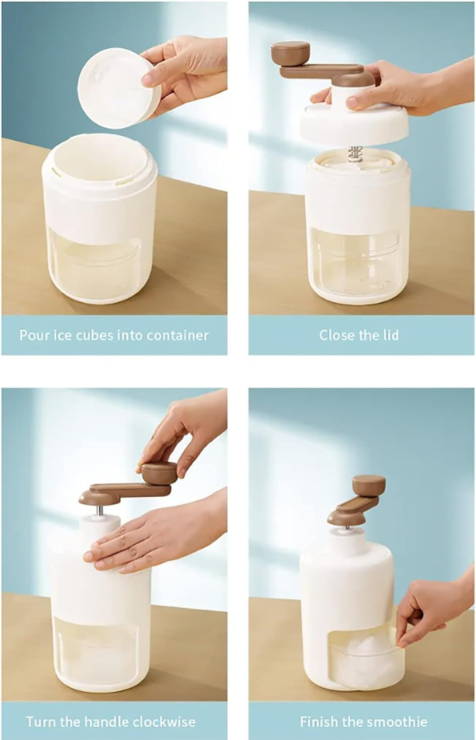 Manual Ice Crusher – Shaved Ice Maker