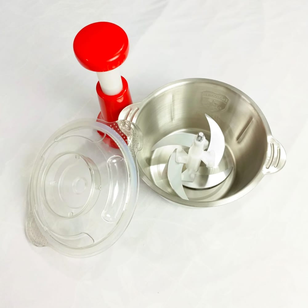 Manual Food Chopper – 2L Stainless Steel