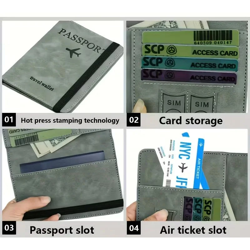 RFID Passport Holder Wallet