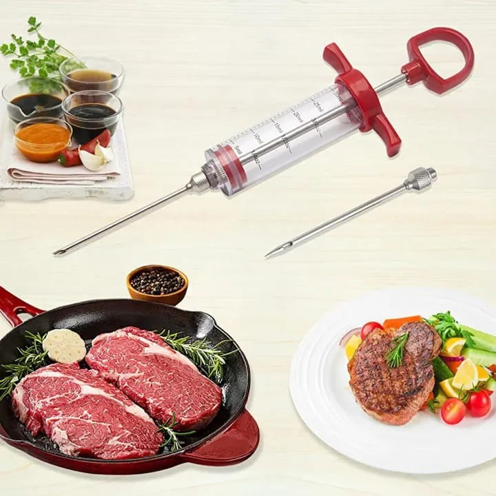 Meat Marinade Injector Syringe