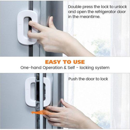 Refrigerator Lock for Child Safety Cabinet Lock Fridge Freezer Door Lock