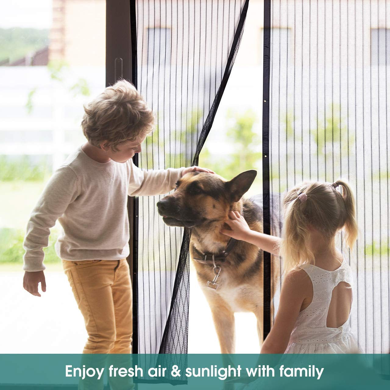 Magnetic Mosquito Door Net Curtain