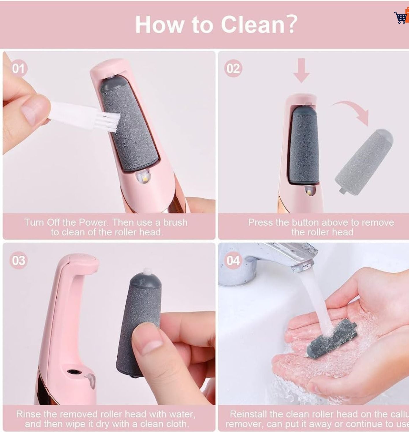 Electric Foot File Callus Remover