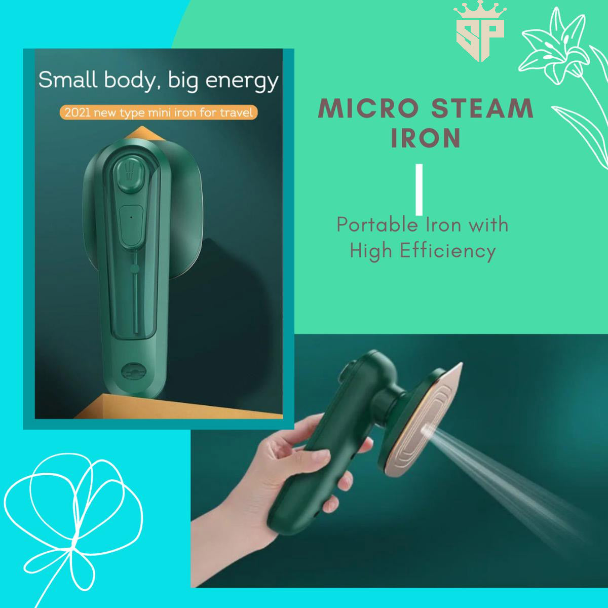 Portable Mini Steam Iron