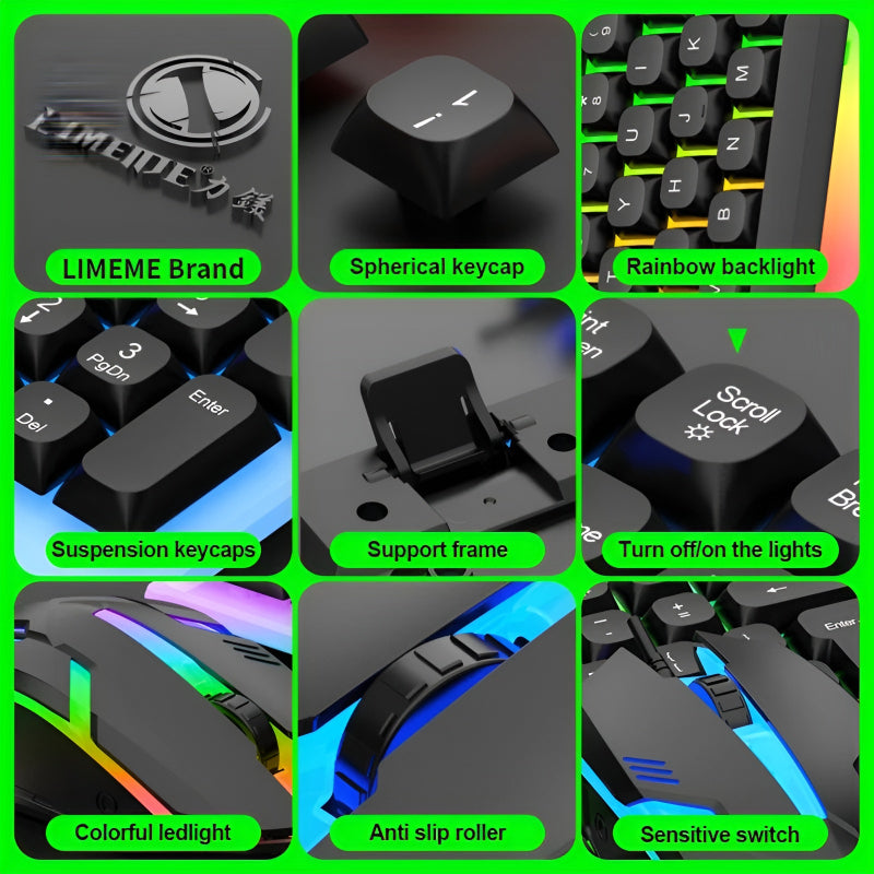 TX35/TX30 RGB Wired Gaming Keyboard | Backlit, Fast Response
