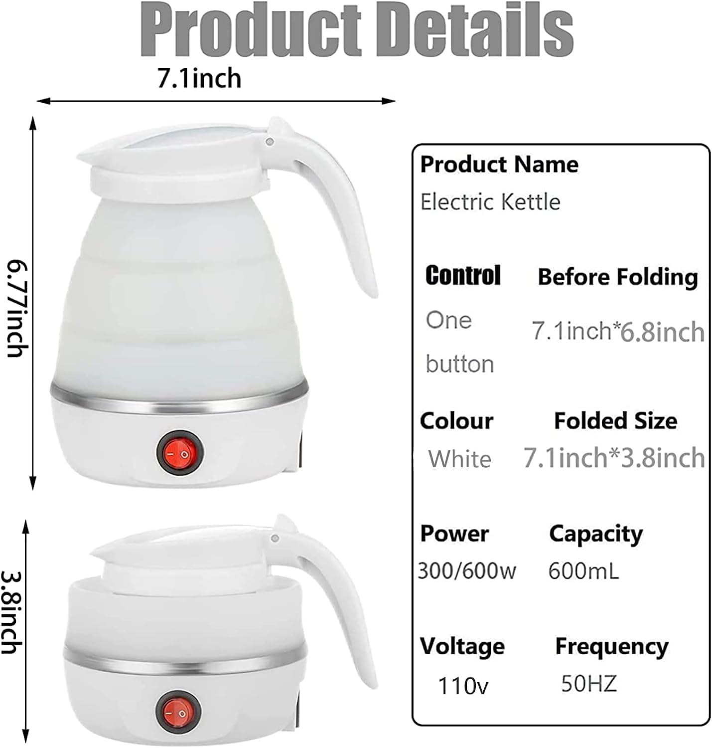 Foldable Electric Kettle