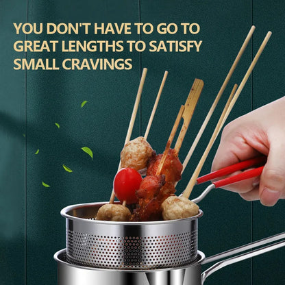 Mini Deep Fryer Pot with Basket