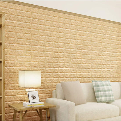 3D Brick Wall Sticker (Self-Adhesive) ( Pack of 3-5-10 )
