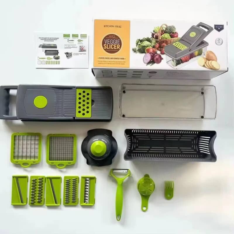 16-in-1 Vegetable Chopper & Slicer