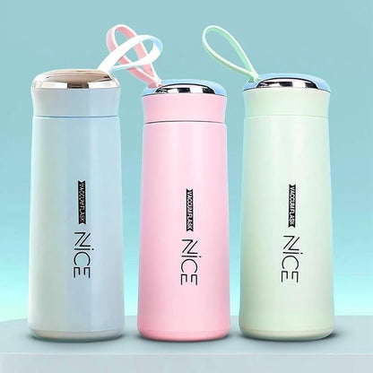 Nice Glass Water Bottle with Silicone Sleeve