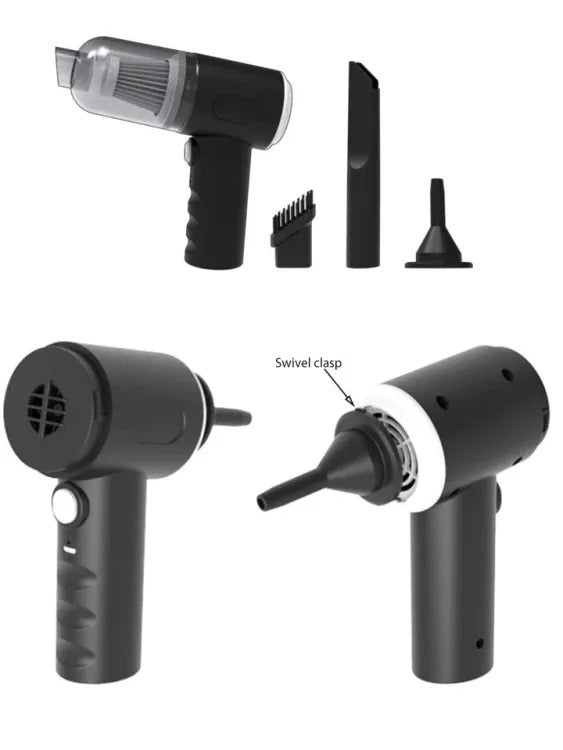 3‑in‑1 Portable Mini Vacuum Cleaner for Car, Home Use