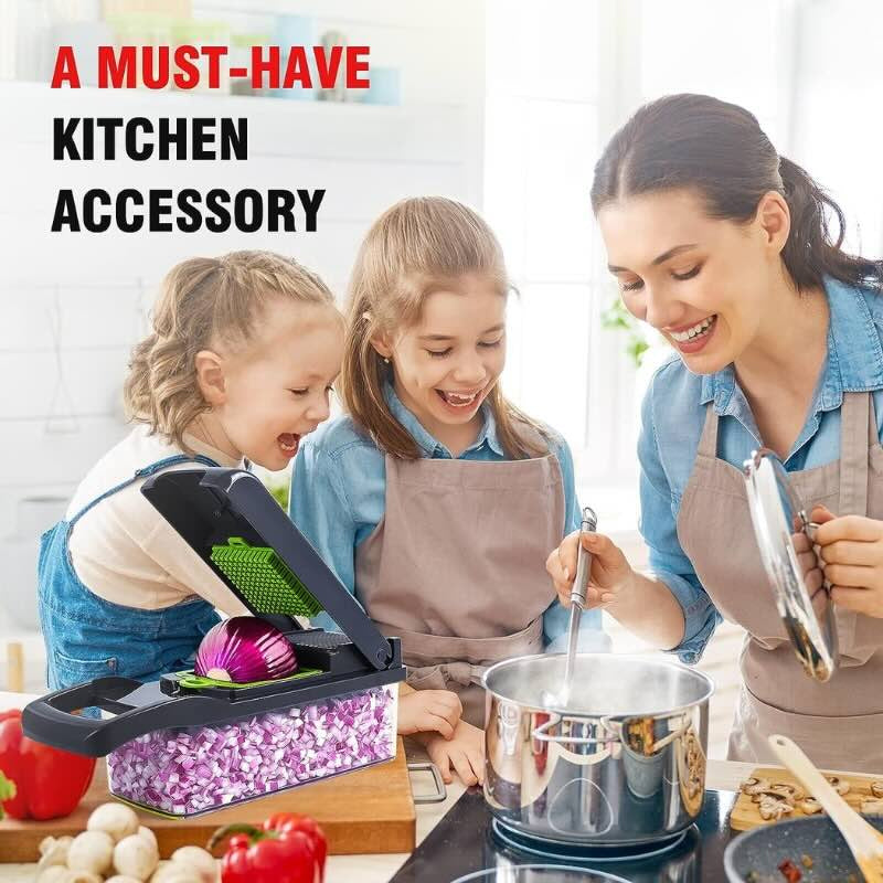 16-in-1 Vegetable Chopper & Slicer