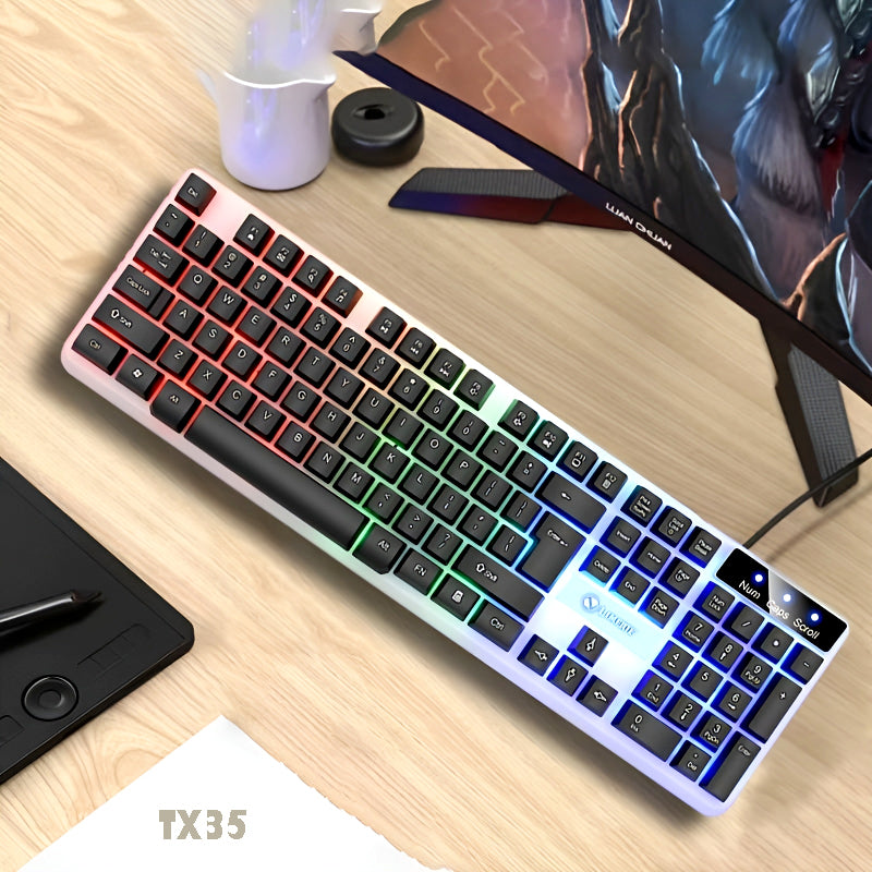 TX35/TX30 RGB Wired Gaming Keyboard | Backlit, Fast Response