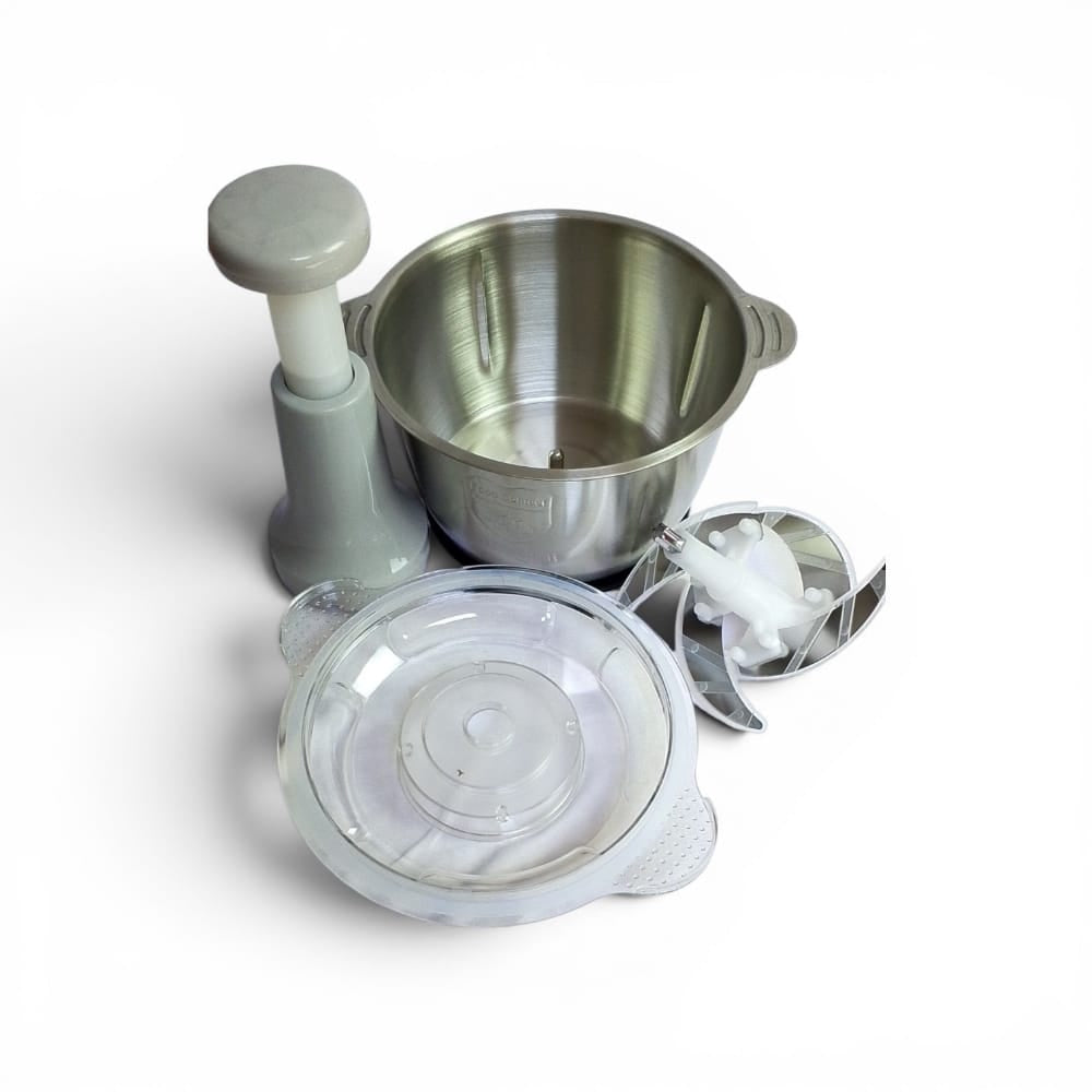 Manual Food Chopper – 2L Stainless Steel
