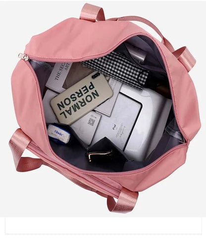 Foldable Expandable Travel Bag | Large Capacity Waterproof Duffel