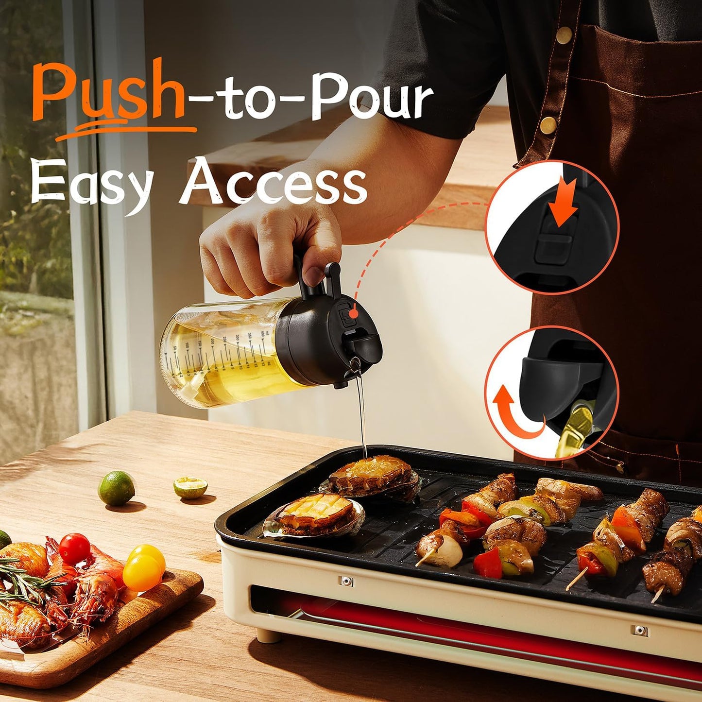 2-in-1 Oil Sprayer & Jug