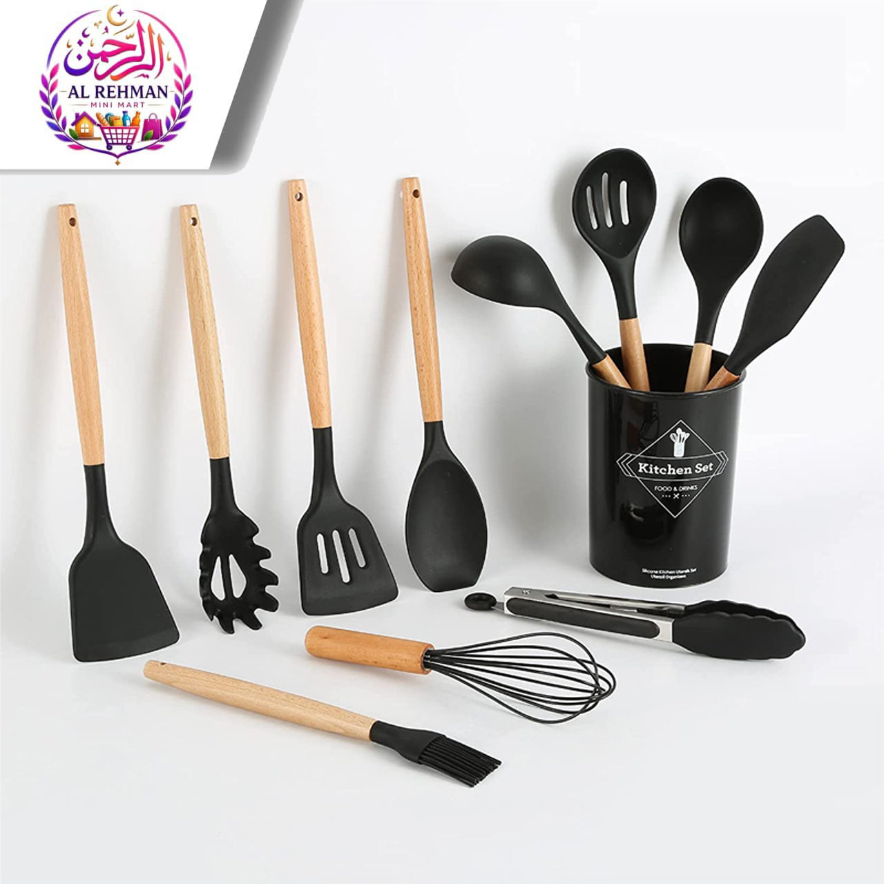 12-Pc Silicone Kitchen Utensil Set