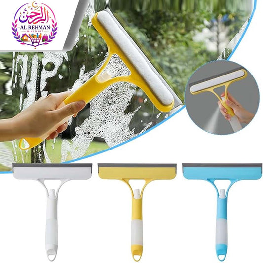 2-in-1 Multifunctional Spray Cleaning Wiper | Window, Mirror, Shower Screen & Car Glass Cleaner