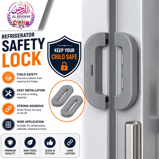 Refrigerator Lock for Child Safety Cabinet Lock Fridge Freezer Door Lock