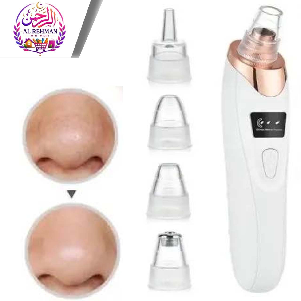 5 in 1 Electric Blackhead Acne Oil Remover Vacuum Suction Face Pore Cleaner Machine