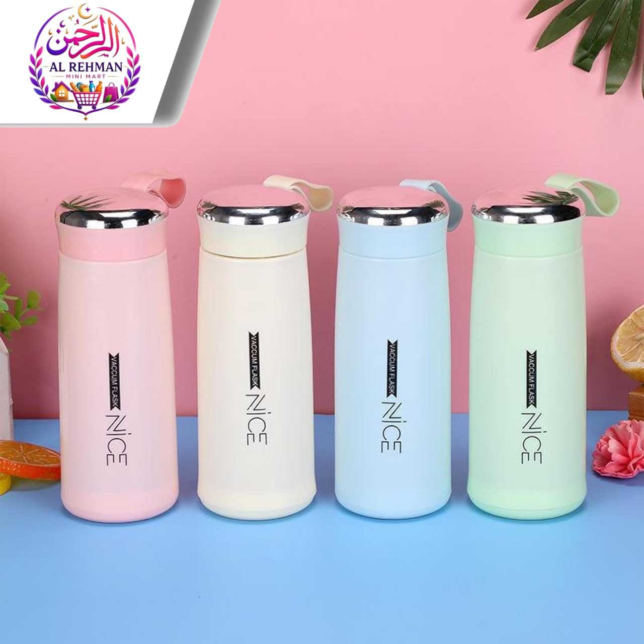 Nice Glass Water Bottle with Silicone Sleeve