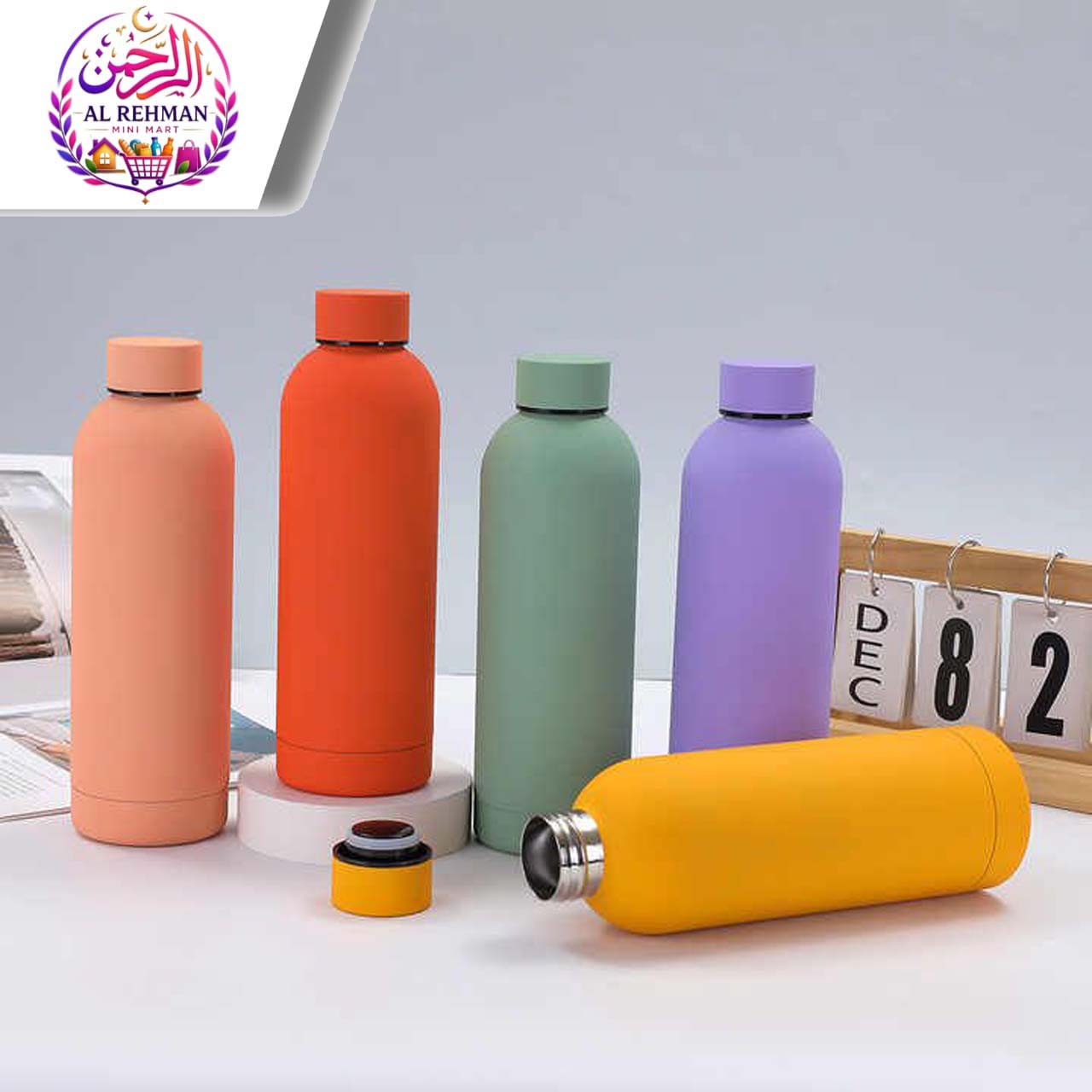 Stainless Steel Matte Water Bottle – 500ml