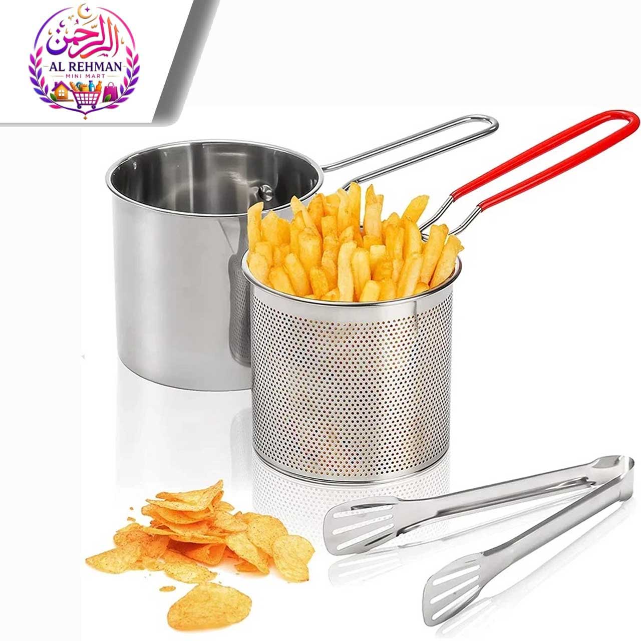 Mini Deep Fryer Pot with Basket